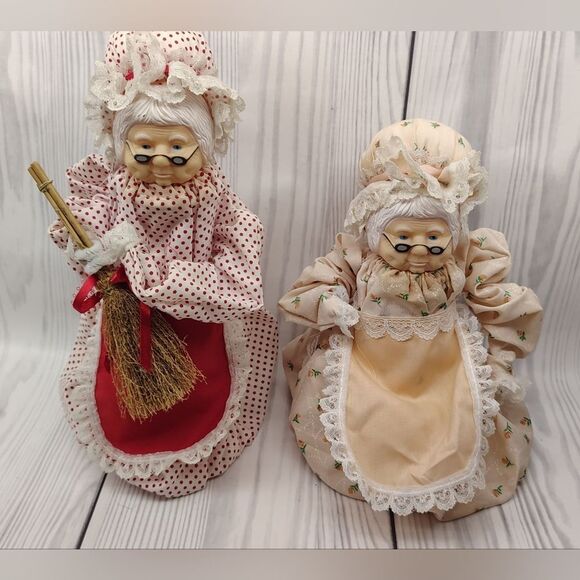 FREE w/ Purchase Vintage Handmade  Grandma Dolls - Picture 16 of 16